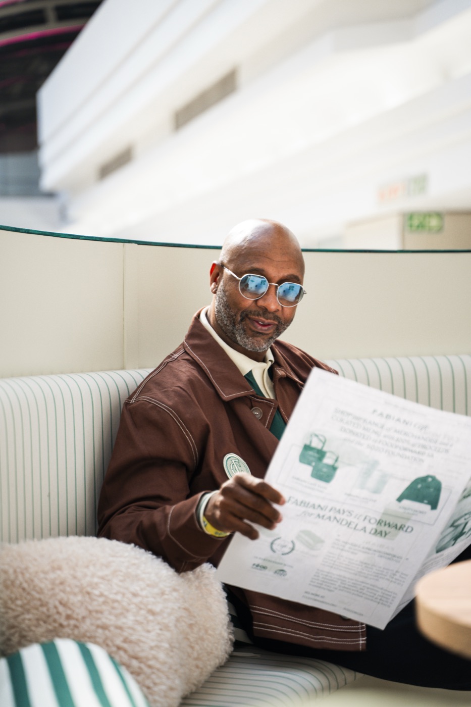Lucas Radebe for Fabiani Café